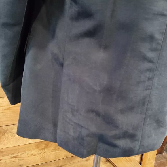 42R CALVIN KLEIN Gray Soft Microfiber Lightweight Mens Blazer Jacket - Picture 6 of 8
